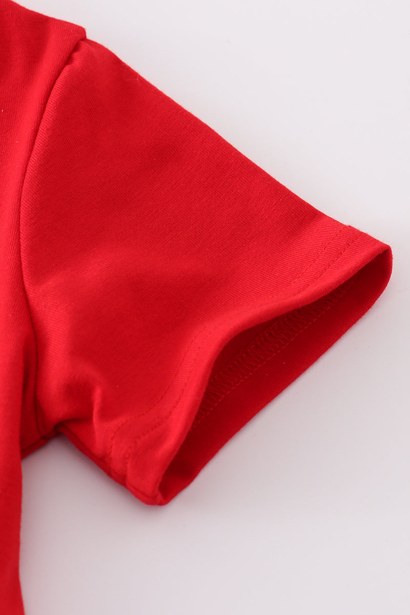 Red Star embroidery bubble
