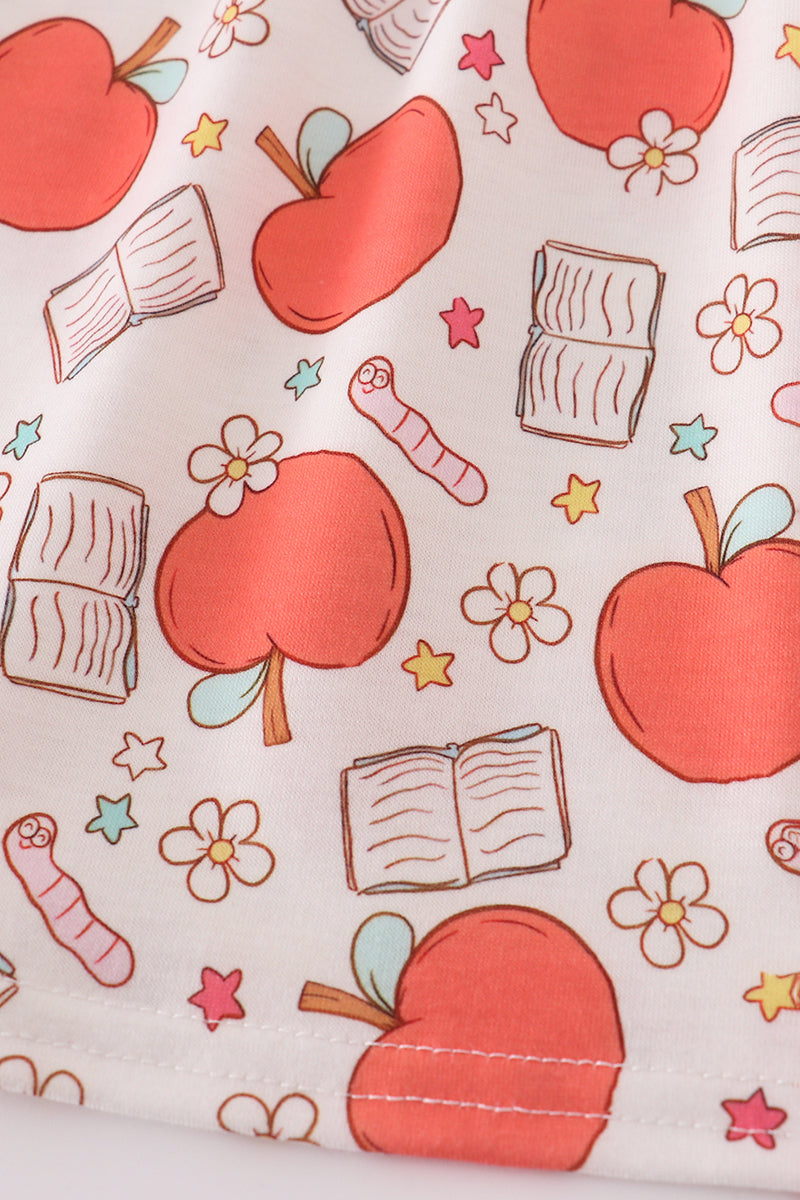 Apple bow strap dress