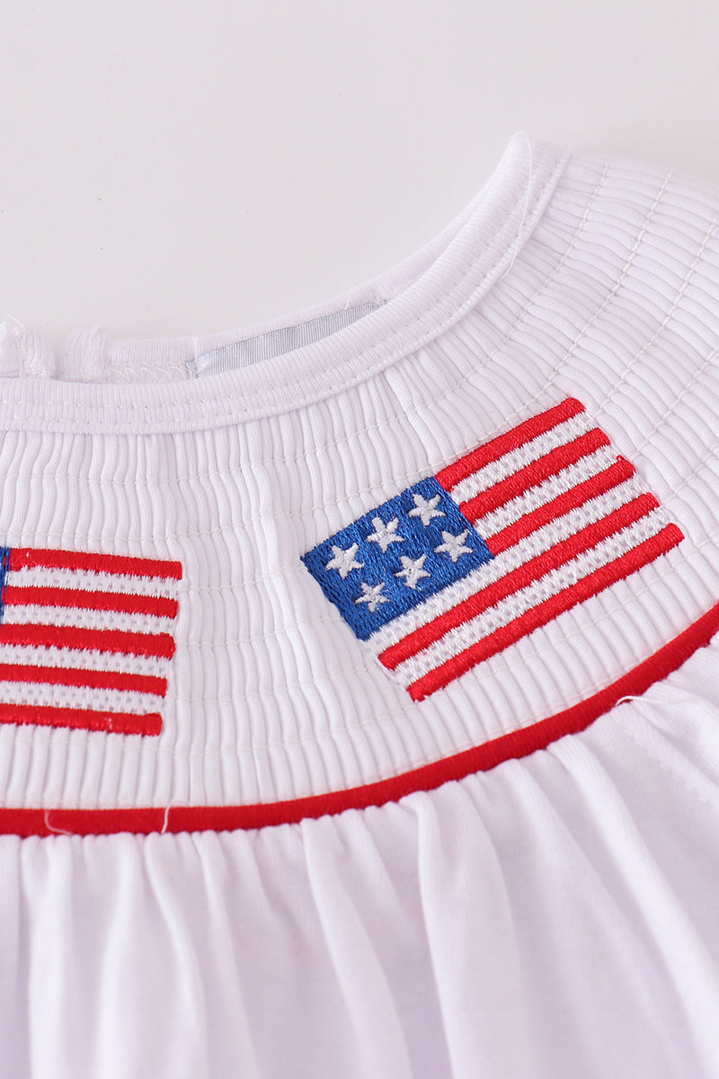 Flag embroidery bloomer set