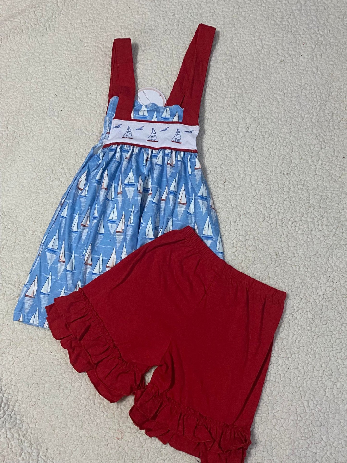 Sailboat short set