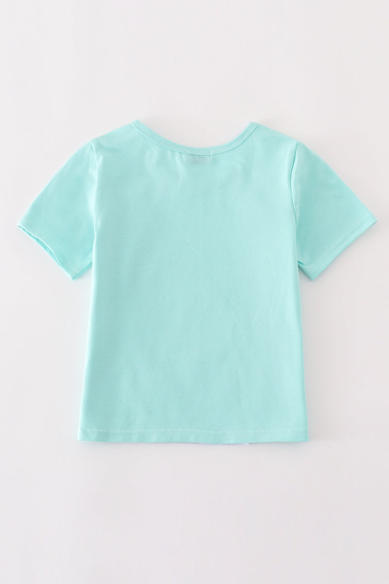 Mint character mom&me top