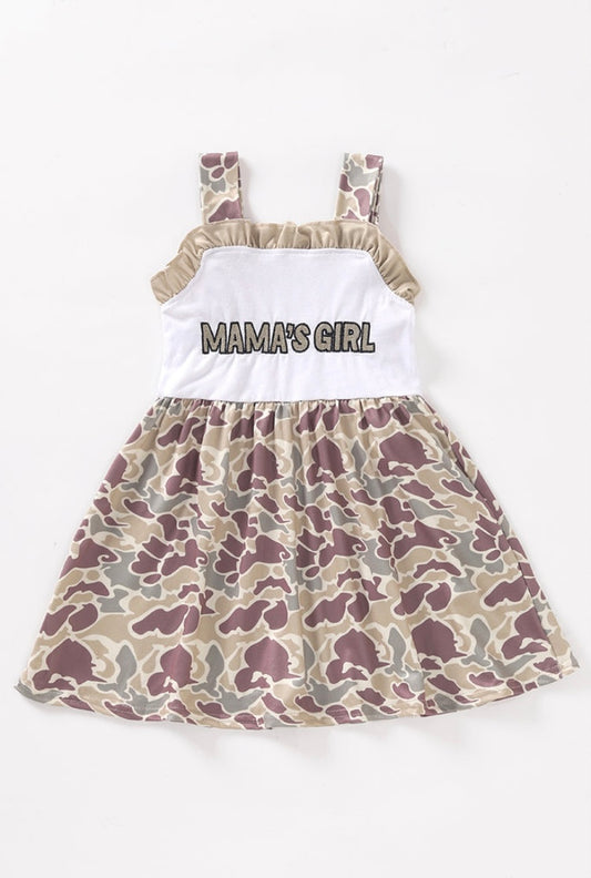 Camouflage 'Mama Girl' dress