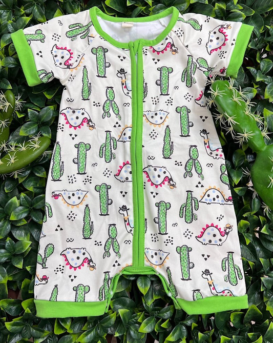 Dino dessert printed baby romper